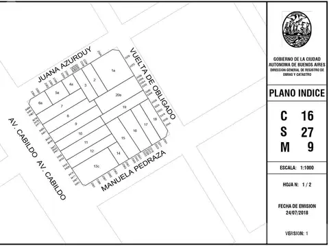Terreno en Venta en Nuñez, USD 1
