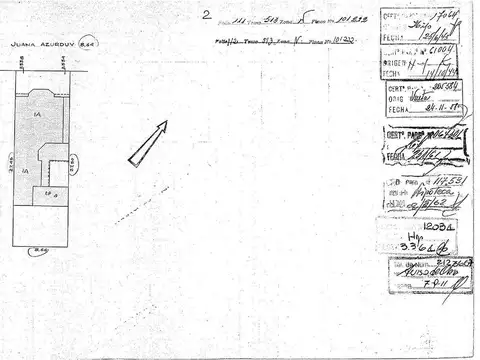 Juana Azurduy 2300 E/ Av. Cabildo y Vuelta de Obligado