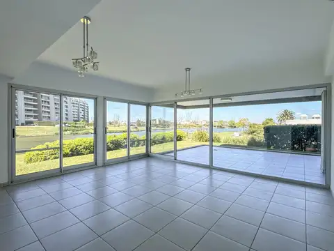 Venta Departamento 3 ambientes Nordelta Portezuelo El Faro PB con patio al lago