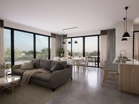 Departamento 3 ambientes con 2 baños