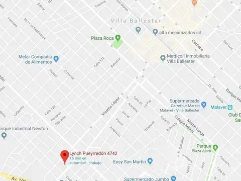 Terreno en Venta en Villa Ballester, USD 220.000