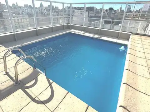 Gran Monoambiente Balcon FRENTE Luminoso MB Amueblado-Amenities SUM-Pileta-Parrilla-Seguridad
