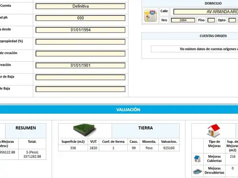 Terreno en Venta de 668,0 m2