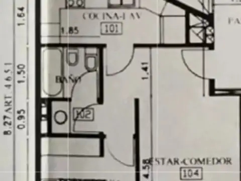 Departamento de 2 ambientes