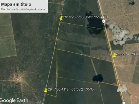 525 ha en Venta - Ambargasta - Sgo del Estero