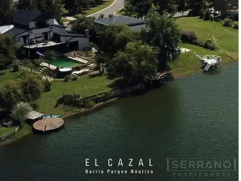 Venta Lote a la laguna  en barrio Náutico El Cazal orientación Noroeste.