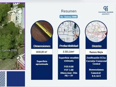 Terreno en Venta en Ramos Mejía