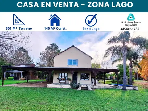 CASA en venta ZONA Lago de SALTO GRANDE