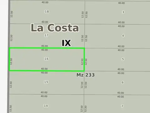 Terreno en venta - 500mts2- Nueva Atlantis