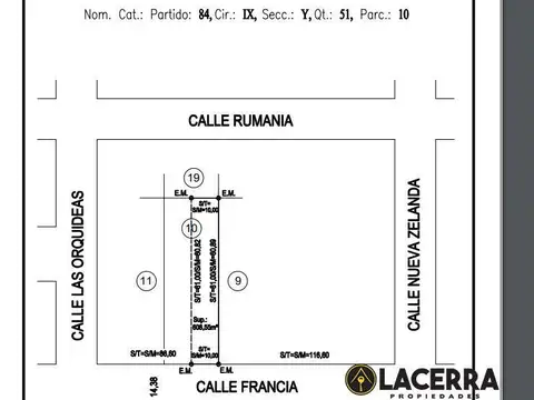 Terreno en Venta de 600,0 m2