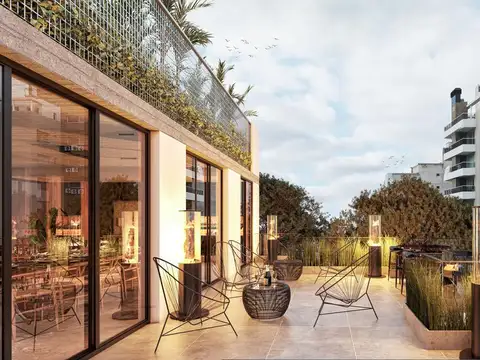 Monoambiente Divisible de 42 m2 con Balcon Aterrazado - En construcción - Amenities