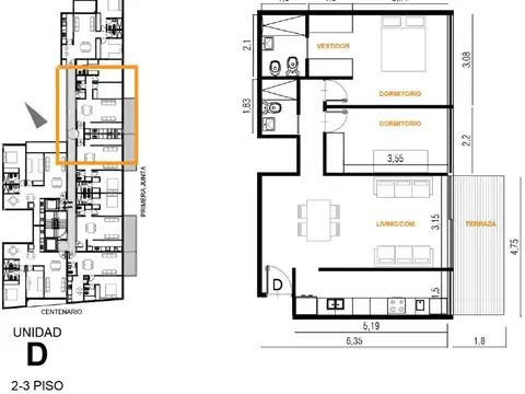 Departamento venta edificio en obra en San Isidro centro