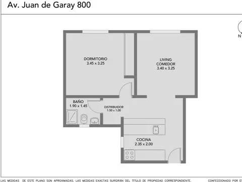 Juan de Garay 800 , Piso 6