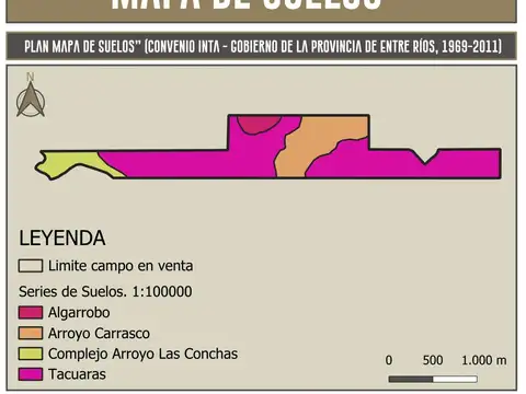 Campo Agrícola. 221 Hectáreas. Hernandarias, La Paz. Entre Ríos