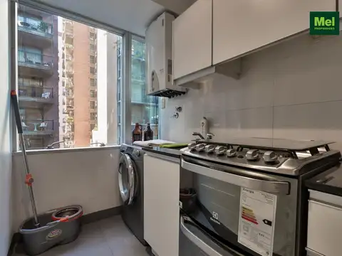 Departamento 2 ambientes con 2 baños