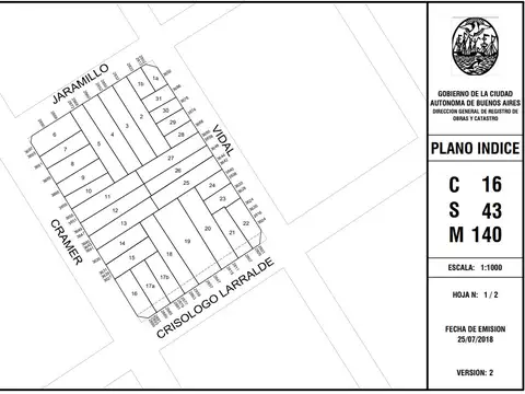 Terreno en Venta 8,66  mts Frente