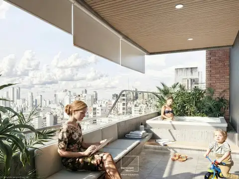 Departamento 2 ambientes con 1 baño