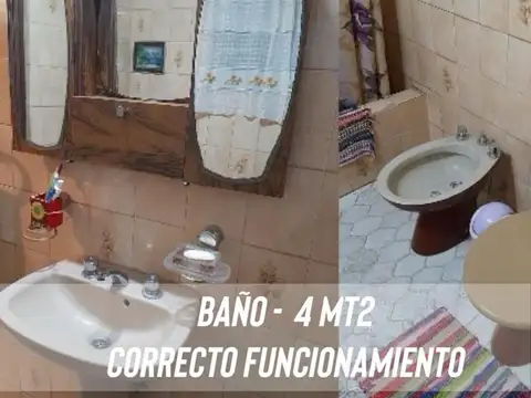 Casa 3 ambientes con 1 baño