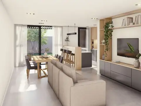 Depto Tipo Casa 4 ambientes con 2 baños