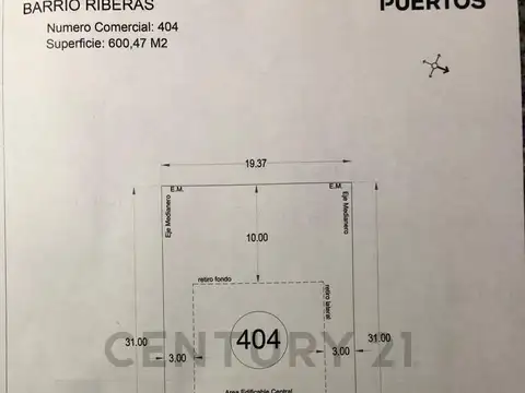 VENTO LOTE INTERNO PUERTOS RIBERAS