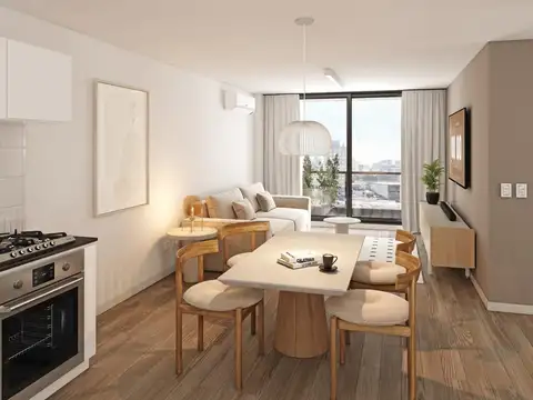 Departamento 2 ambientes con 1 baño