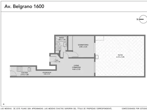 Departamento en Venta de 2 ambientes