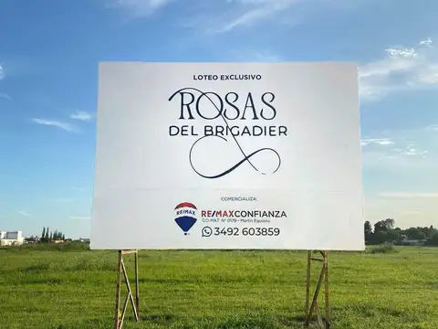 VENTA / TERRENO / LOTEO ROSAS DEL BRIGADIER