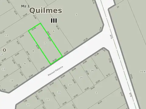 Terreno en Venta en Quilmes, USD 80.000