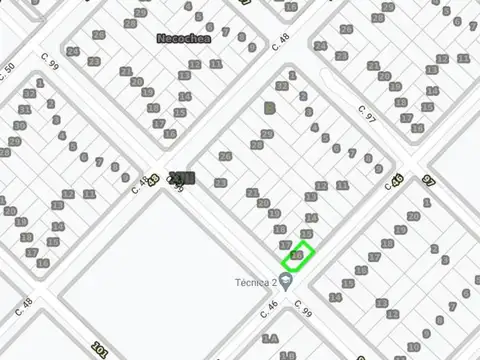 Terreno en Venta 7  mts Frente