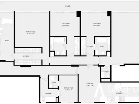 Departamento en Venta de 3 dormitorios