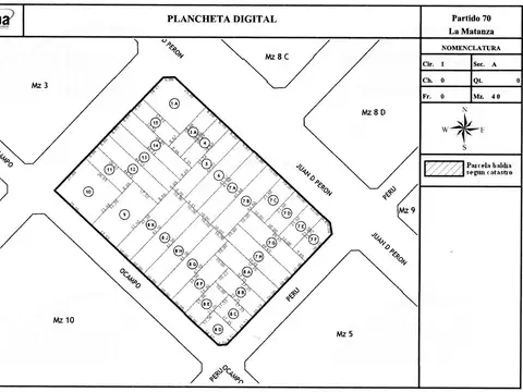 Terreno en Venta en San Justo, USD 300.000