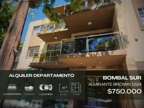 Departamento en alquiler c/ cochera en Godoy Cruz