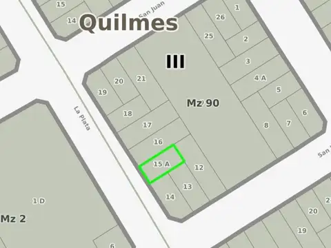 Terreno en venta - 212Mts2 - Quilmes