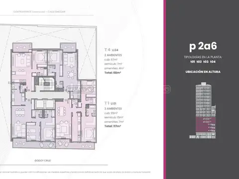 Departamento en Venta en Palermo, USD 404.460