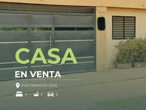 Casa 4 Habitaciones Pueyrredon 2345