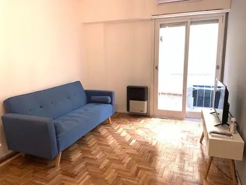 Alquilo Temporario en Nuñez, Departamento de 2 ambientes con balcón
