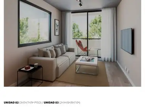 Departamento en Venta de 2 ambientes