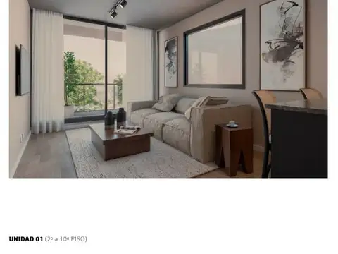 C15 Departamento de 1 dormitorio en Cerrito y Paraguay - PRONTA ENTREGA