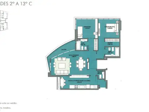 Departamento en Venta en Palermo Nuevo, USD 610.000