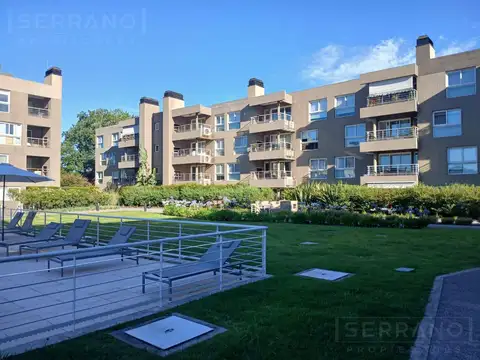 SGM. Alquiler Pasionaria Martinez Dpto 2 amb con Jardin propio. cochera. Amenities seguridad 24hs.