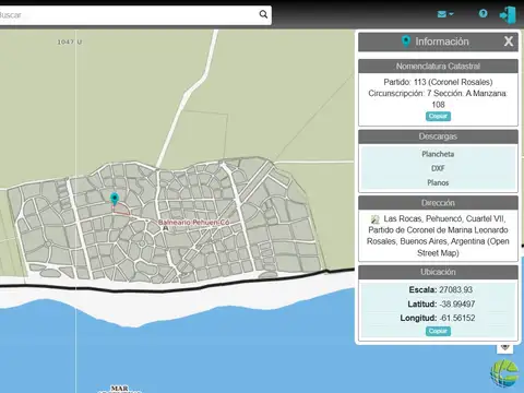 Terreno en Venta en Pehuen Co, USD 28.000