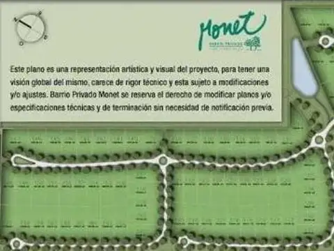 Hermoso Lote En Venta, Barrio Monet, Los Cardales