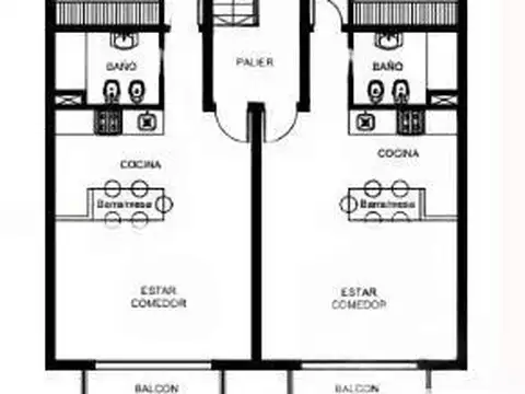 Departamento 3 ambientes con 1 baño