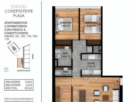 Departamento - Parque Rodó