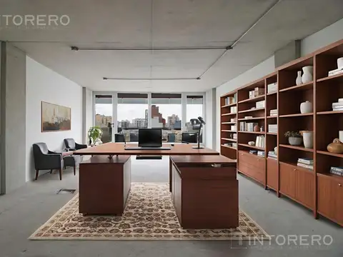 Oficina en venta en Edificio Icon con baño privado y balcón al frente en San Telmo