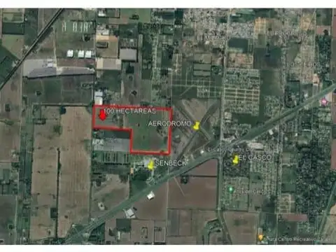 Campo 66 hectáreas  en Parque Industrial de Zárate a metros de Panamericana