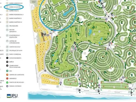 Venta lote Costa Esmeralda, 975 mts²