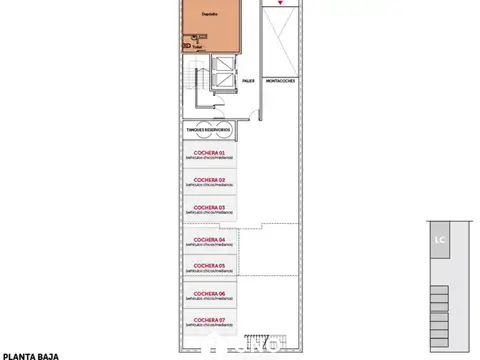 San Juan 2500, Piso -0