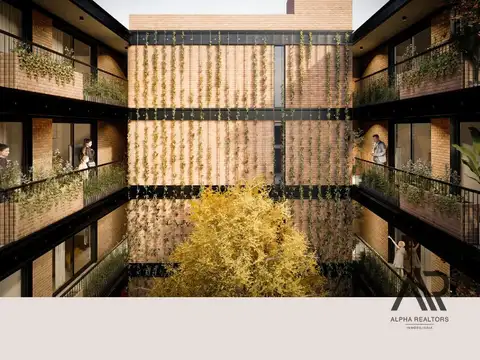 Departamento 2 ambientes con 2 baños