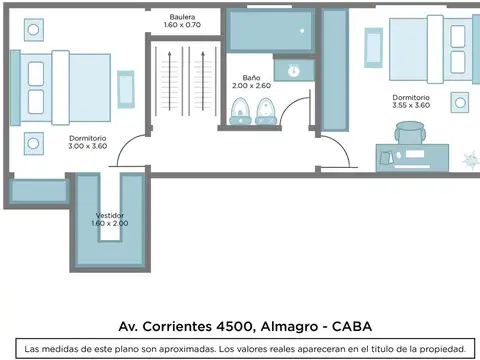 Departamento en Venta de 2 dormitorios